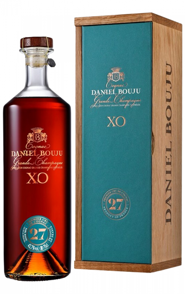 Даниэль Бужу ХО №27 Коньяк Гранд Шампань в подарочной упаковке 0.7 л