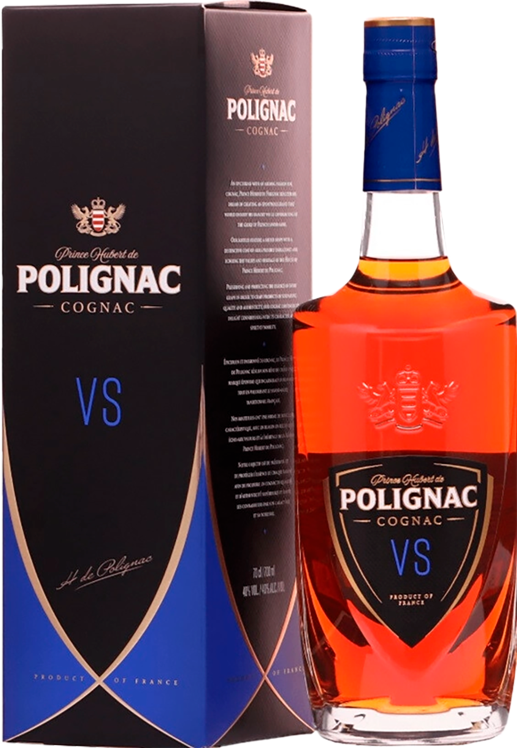 Коньяк Prince Hubert de Polignac Cognac VS (Подарочная упаковка) 0