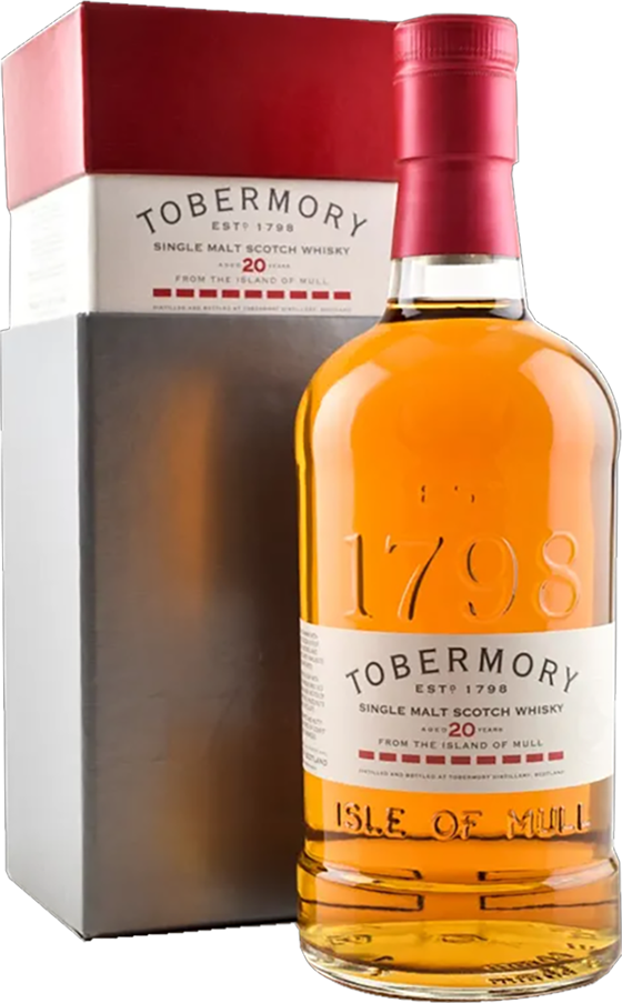 Тобермори 20 лет Солодовый Виски в подарочной упаковке 0.7 л