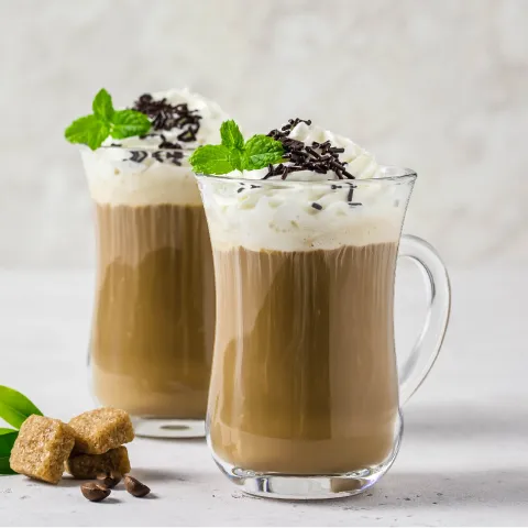 Mint hot chocolate
