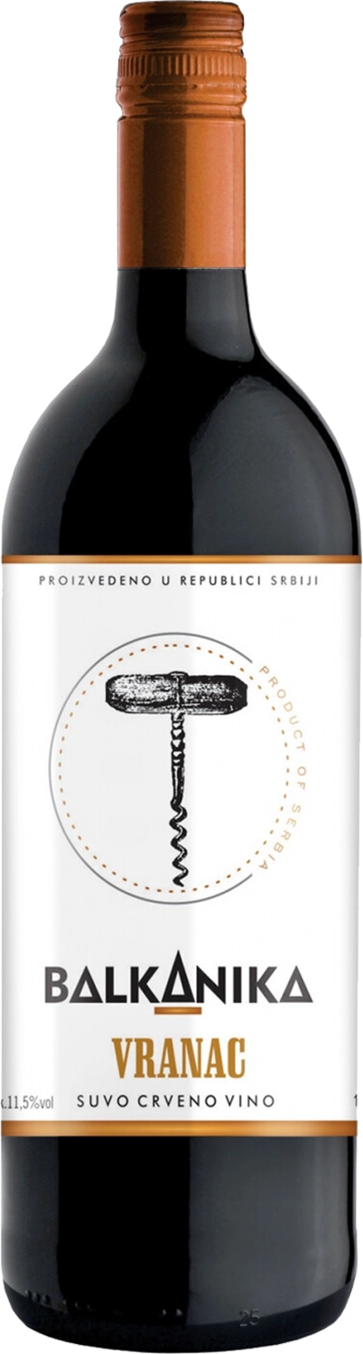 Балканика Вранац Сухое Вино Калем 1 л