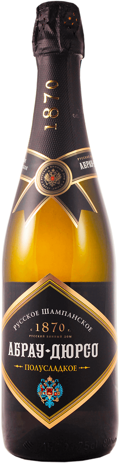 Игристое вино и шампанское Russian Sparkling Wine Semi-Sweet Abrau-Durso Russian Sparkling Wine Semi-Sweet Abrau-Durso
