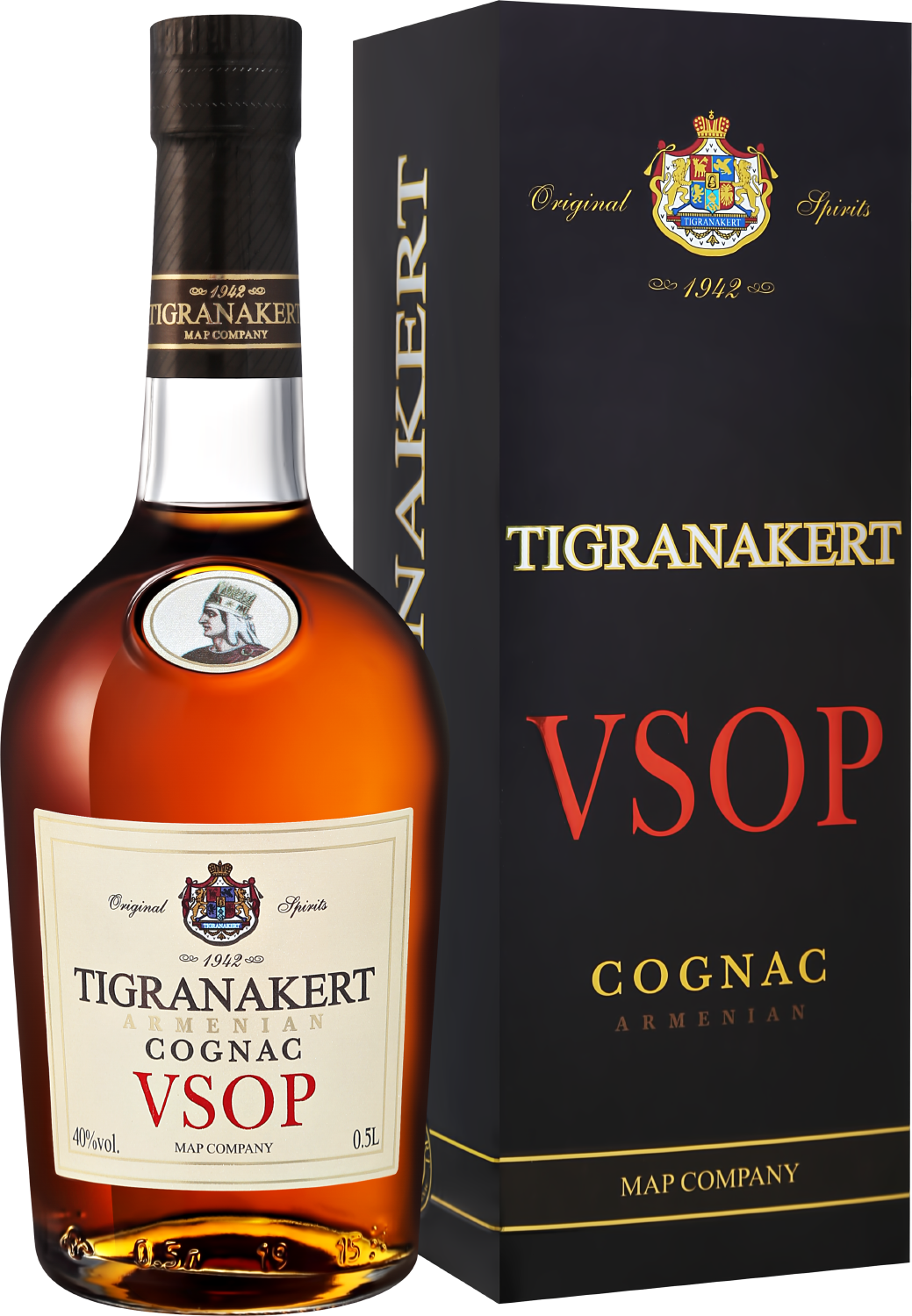 Тигранакерт VSOP в подарочной упаковке 0.5 л
