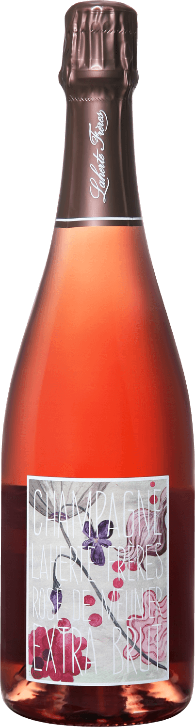 Розе де Менье Экстра Брют Шампань AOС Лаэрт Фрер в подарочной упаковке - 0.75 л
