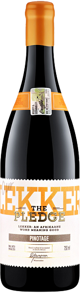 The Pledge Our Lekker Pinotage Western Cape WO Origin Wine, 0.75 л в Новосибирске