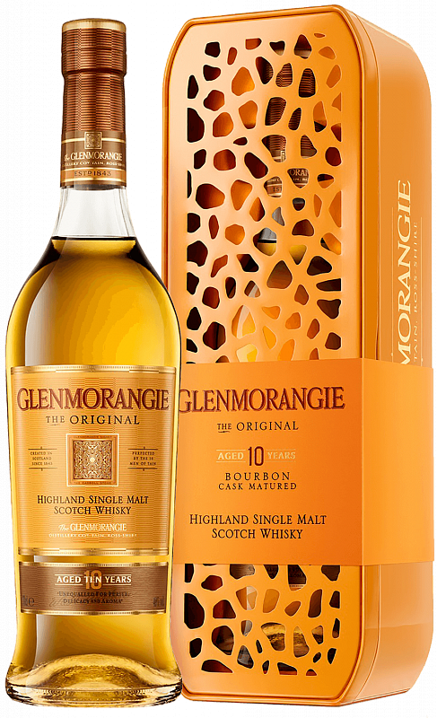 Гленморанджи Ориджинал 10 лет шотландский односолодовый виски в подарочной упаковке Жираф 0.7 л