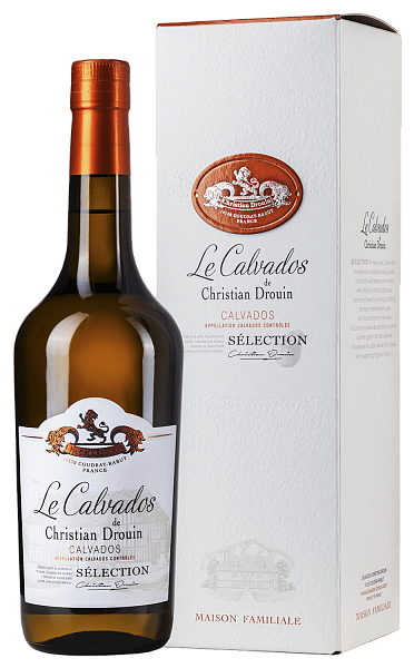 Selection Calvados AOC Christian Drouin (gift box), 0.35л