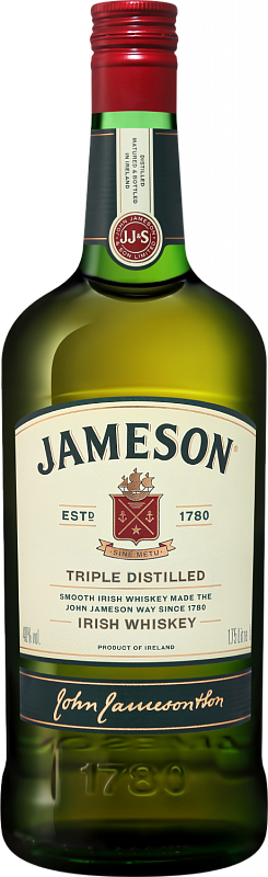 Джемесон Трипл Дистилт купажированный виски 1.75 л