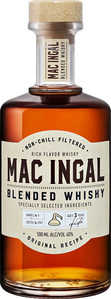 Mac Ingal Blended Whisky 3 y.o., 0.5 л в Новосибирске