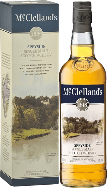 McClelland's Speyside single malt scotch whisky (gift box), 0.7л