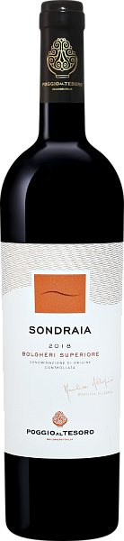 Sondraia Bolgheri Superiore DOC Poggio Al Tesoro, 0.75 л в Новосибирске