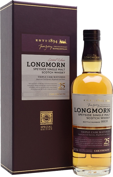 Longmorn Single Malt Scotch Whisky 25 Y.O. (gift box), 0.7 л в Новосибирске