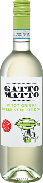 Gatto Matto Pinot Grigio Delle Venezie DOC Villa Degli Olmi, 0.75 л в Новосибирске