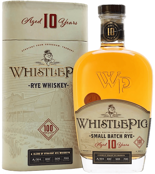 WhistlePig 10 y.o. Rye Whiskey (gift box), 0.7л