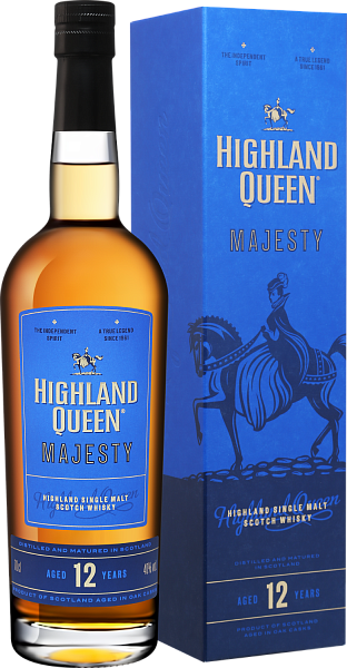 Highland Queen Majesty Single Malt Scotch Whisky 12 y.o. (gift box), 0.7 л в Новосибирске