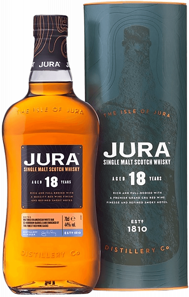 Jura 18 y.o. Single Malt Scotch Whisky (gift box), 0.7л