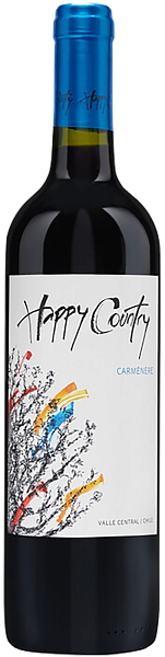 Happy Country Carmenere Central Valley DO Bodegas y Vinedos de Aguirre, 0.75 л в Новосибирске