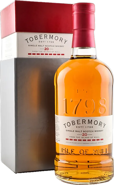 Tobermory Aged 20 Years Old Single Malt Scotch Whisky (gift box), 0.7 л в Новосибирске
