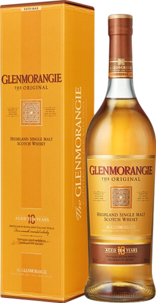 Glenmorangie Original Highland Single Malt Scotch Whisky 10 y.o. (gift box), 1 л в Новосибирске