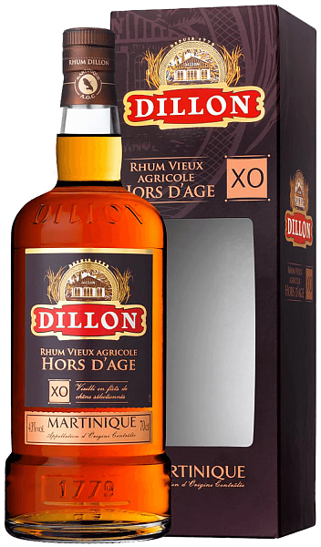 Dillon Hors d'Age XO Martinique AOC (gift box), 0.7л