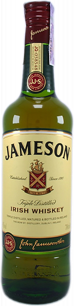 Jameson Triple Distilled Irish Whiskey, 0.7 л в Новосибирске
