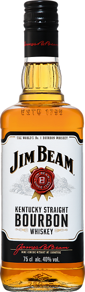 Jim Beam Kentucky Straight Bourbon Whiskey, 0.75 л в Новосибирске