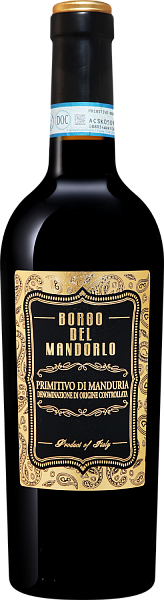 Borgo del Mandorlo Primitivo di Manduria DOC Botter, 0.75 л в Новосибирске
