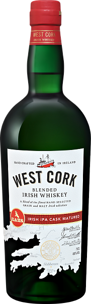 West Cork Irish IPA Cask Matured Blended Irish Whiskey, 0.7 л в Новосибирске