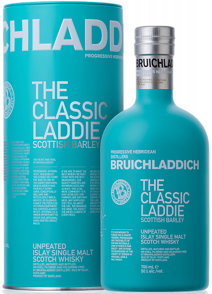 Bruichladdich Scottish Barley single malt scoth whisky (gift box), 0.7 л