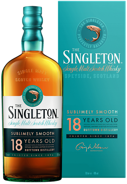Dufftown Singleton 18 y.o. single malt scotch whisky (gift box), 0.7 л