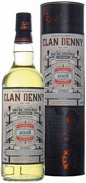 Clan Denny Craigellachie Single Malt Scotch Whisky (gift box), 0.7л