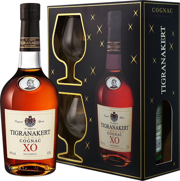 Tigranakert XO (gift box with 2 glasses), 0.5 л в Новосибирске