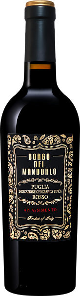Borgo del Mandorlo Rosso Appassimento Puglia IGT Botter, 0.75 л в Новосибирске