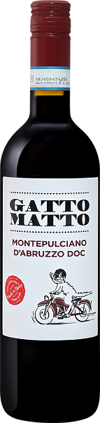 Gatto Matto Montepulciano d’Abruzzo DOC Villa Degli Olmi, 0.75 л в Новосибирске