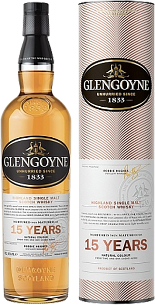 Glengoyne Highland Single Malt Scotch Whisky 15 y.o. (gift box), 0.7 л в Новосибирске