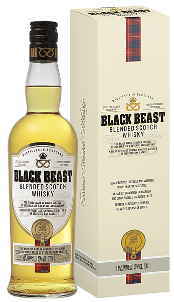 Black Beast Blended Whisky (Подарочная упаковка), 0.7 л в Новосибирске