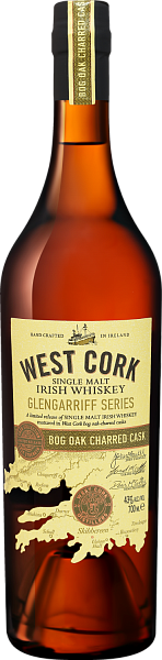 West Cork Glengarriff Series Bog Oak Charred Cask Single Malt Irish Whiskey, 0.7 л в Новосибирске