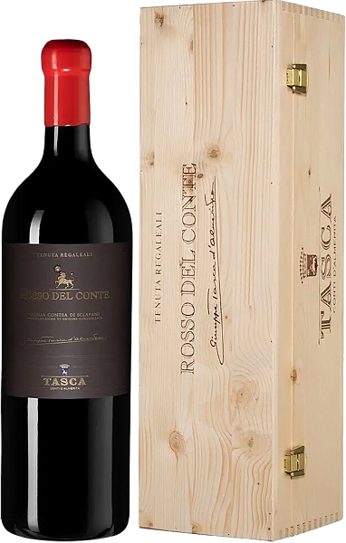 Tenuta Regaleali Rosso del Conte Contea di Sclafani DOC Tasca d'Almerita (gift box), 1.5 л в Новосибирске