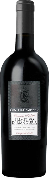 Conte di Campiano Primitivo di Manduria DOC Riserva Contri Spumanti, 0.75 л в Новосибирске