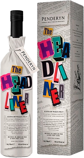 Penderyn Headliner Single Malt Welsh Whisky (gift box), 0.7 л в Новосибирске