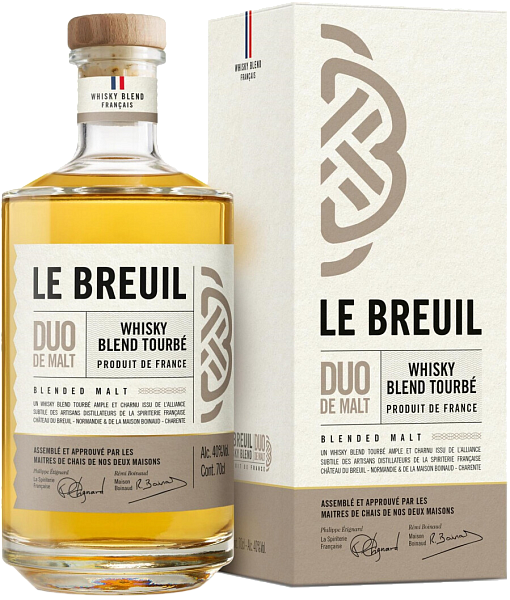 Le Breuil Duo de Malt Blend Tourbe (gift box), 0.7 л в Новосибирске
