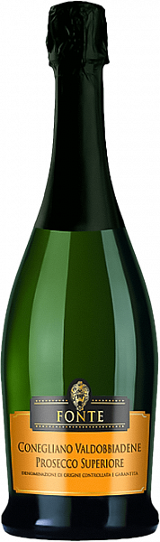 Fonte Prosecco di Valdobbiadene DOCG Superiore Vinispa, 0.75 л в Новосибирске
