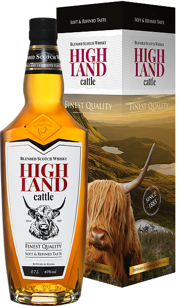 Highland Cattle Blended Scotch Whisky (gift box), 0.7 л в Новосибирске