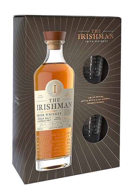 The Irishman The Harvest Blended Irish Whiskey (gift box with 2 glasses), 0.7 л в Новосибирске