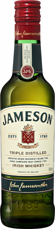 Джемесон Трипл Дистилт купажированный виски 0.35 л