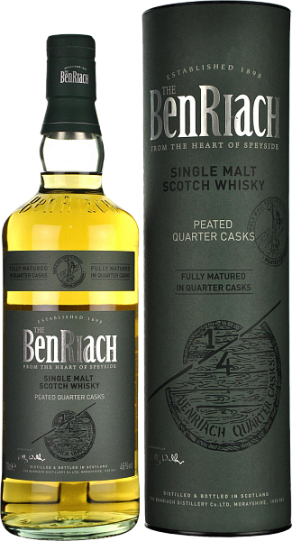 Benriach Peated Quarter Casks Single Malt Scotch Whisky (gift box), 0.7 л в Новосибирске