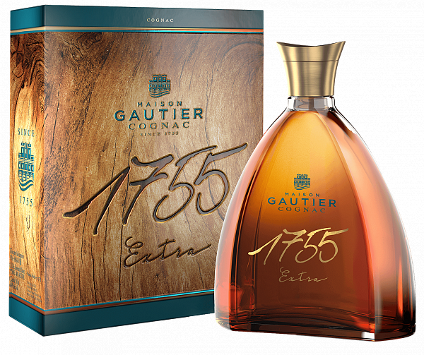 Коньяк Cognac 1755 Extra Maison Gautier (gift box), 0.7 л