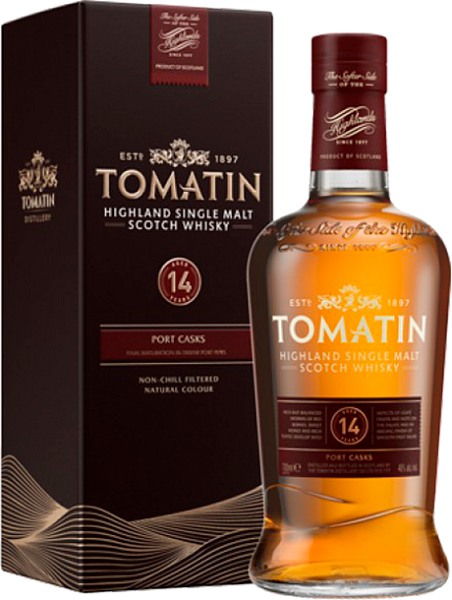 Tomatin Highland Single Malt Scotch Whisky 14 y.o. (gift box), 0.7 л в Новосибирске