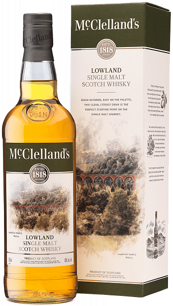 McClelland's Lowland single malt scotch whisky (gift box), 0.7л