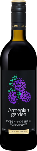 Armenian Garden Blackberry Oktemberyanskiy Wine and Brandy Factory, 0.75 л в Новосибирске